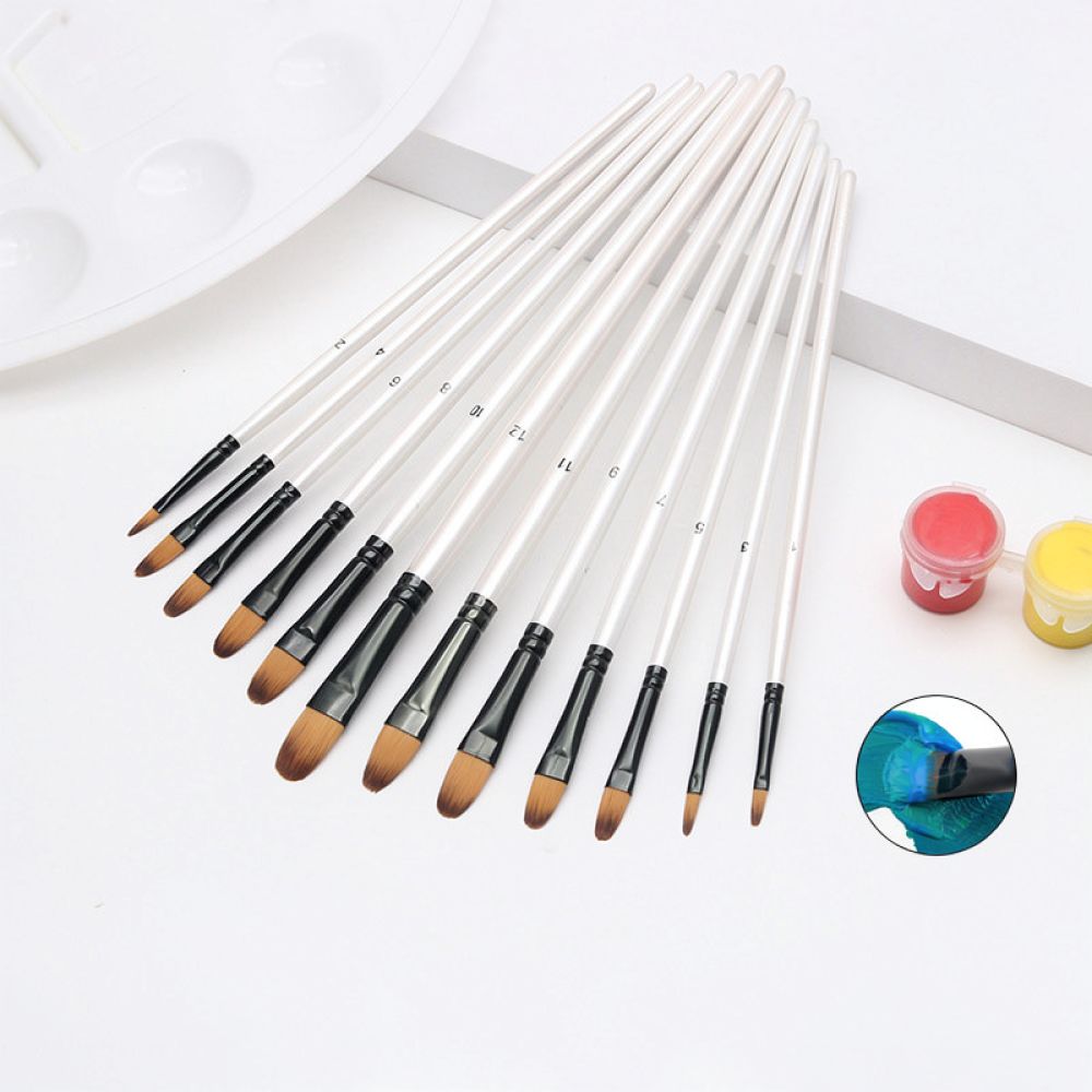 耐久性に優れたナイロン製の筆、アクリル、水彩、油絵、デジタル - Gouache Paint Set のレビューと価格