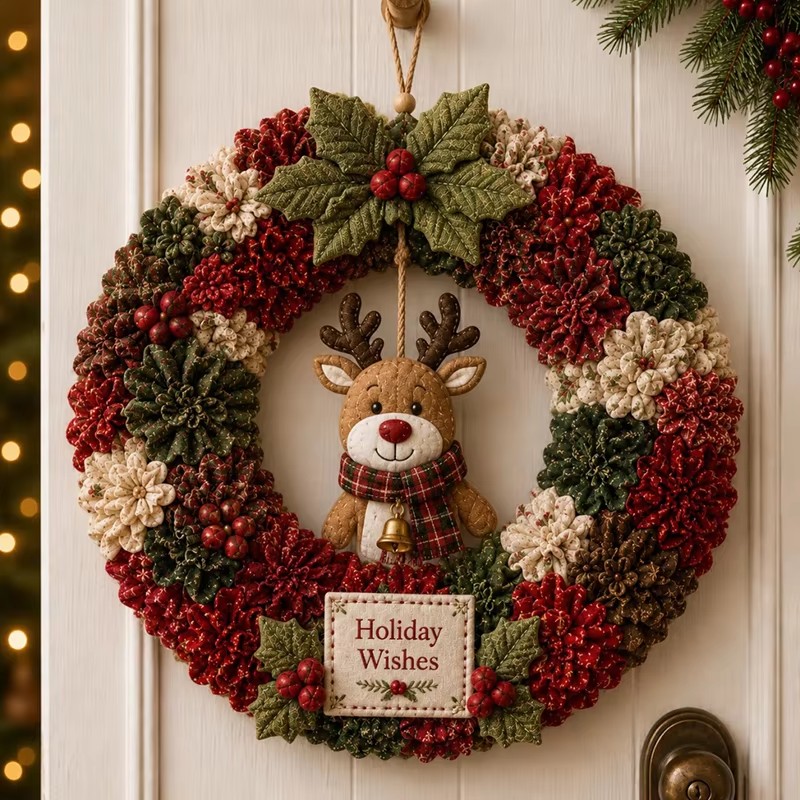 3Dクリスマスファブリック刺繍キット。縫い付け不要のクリスマ - Art Craft Kit のレビューと価格