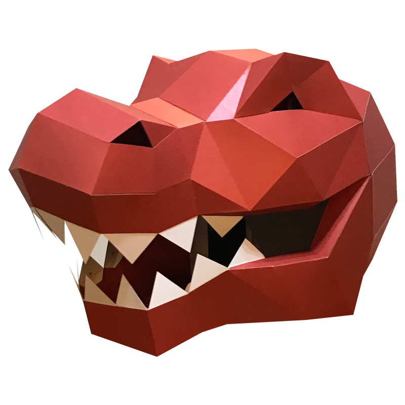 Tyrynosaurus Rexアニマルマスクペーパーモデル - Art Craft Cardboard のレビューと価格