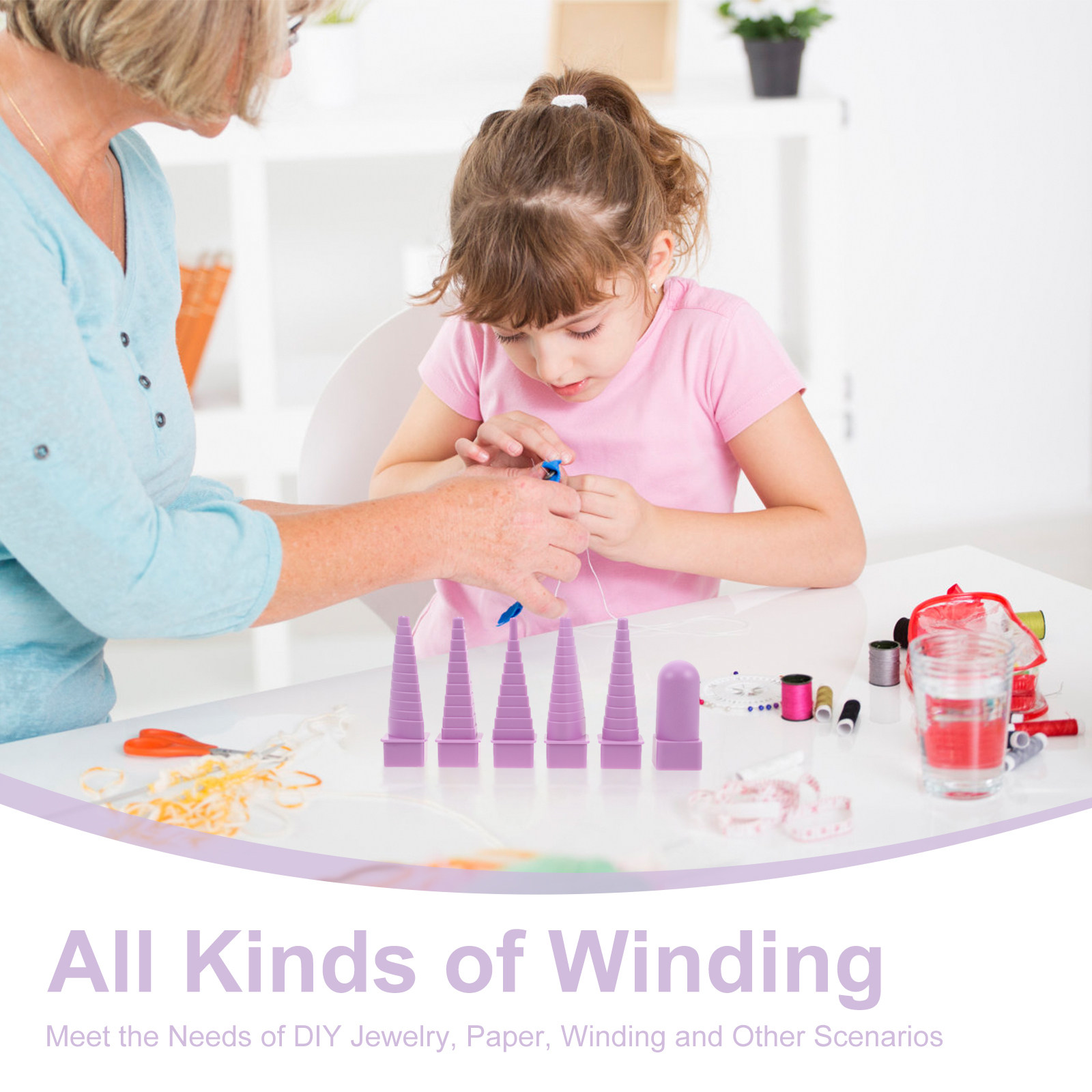 1セットのワイヤーラッピングツールセット。プラスチック製の芯 - Art Craft With Paper のレビューと価格