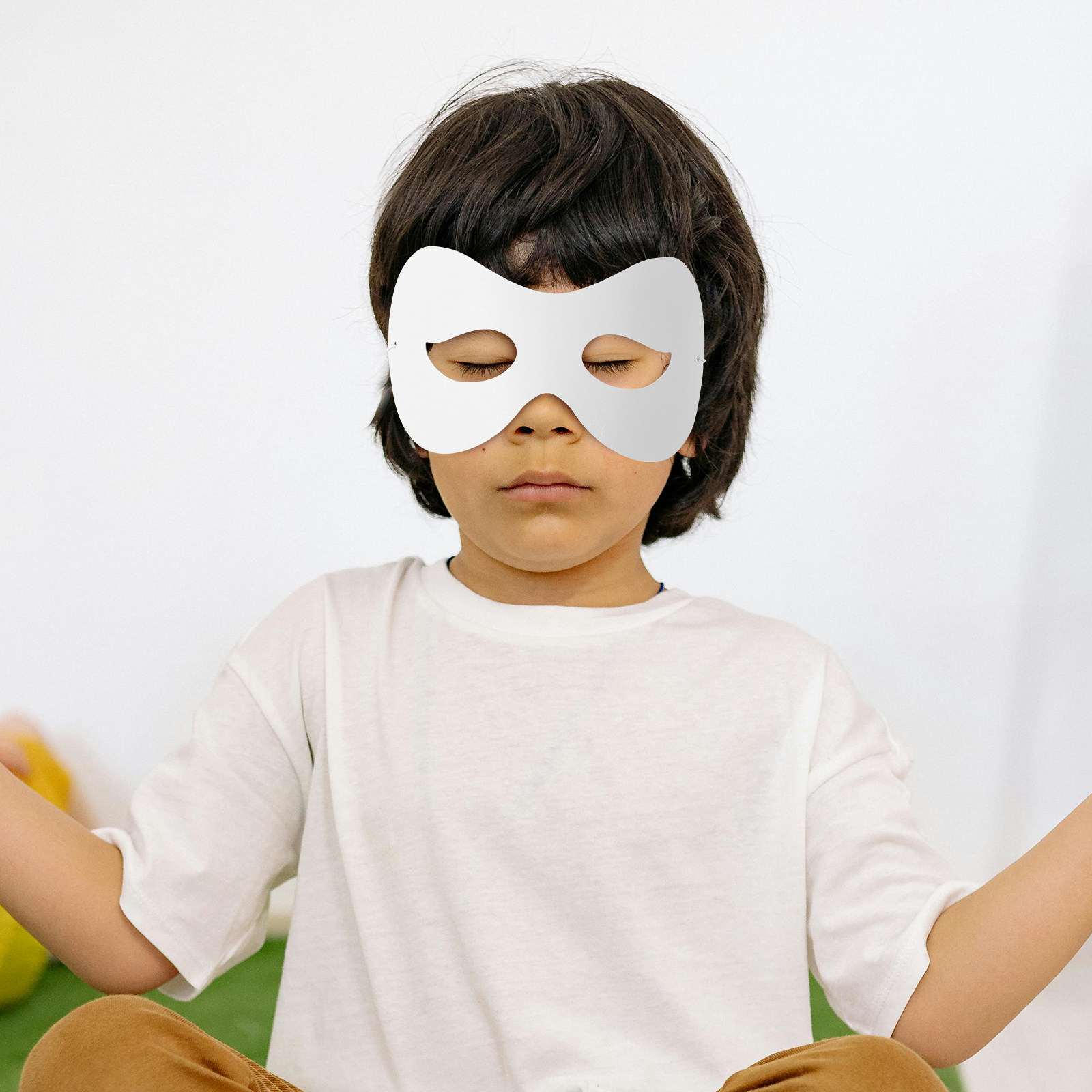 40個入り、子供向けグラフィティマスク。無地のペーパーマスク - Art Craft With Paper のレビューと価格